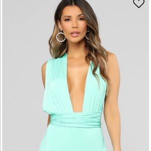Mint maxi dress
